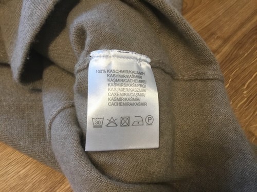 Beige/Braun Kaschmir CASHMERE PULLOVER von Madeleine in Gr.36/38, NP 150 Euro - Bild 3 von 5