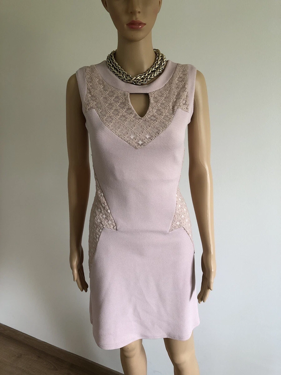 Robe Courte Sans Manche Rose Naf Naf Femme - 2584641-rose00