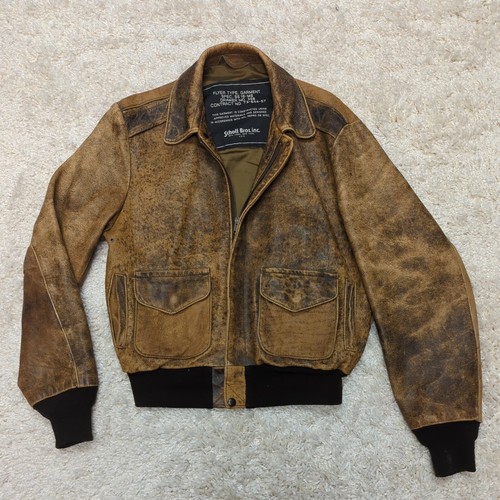 vintage schott leather jacket