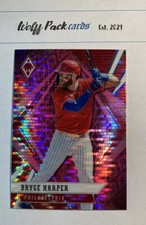 2021 Panini Chronicles Phoenix BRYCE HARPER pink pulsar refractor no. 10