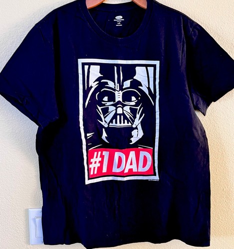 Darth Vader #1 Dad Herren T-Shirt schwarz Gr. L Old Navy Collectabilitees - Bild 2 von 6