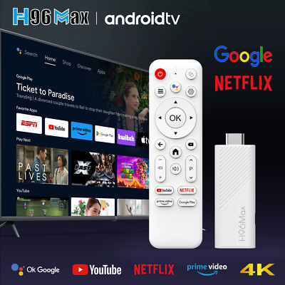 Stick Tv  H313 Android 14 4K Wifi6 BT5.0 con Assistente Google AI