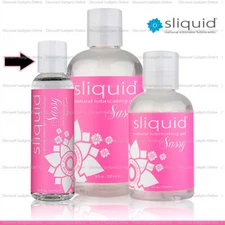 Sliquid Naturals SASSY Water Based ANAL GEL Lubricant (Natural + Vegan) 2oz