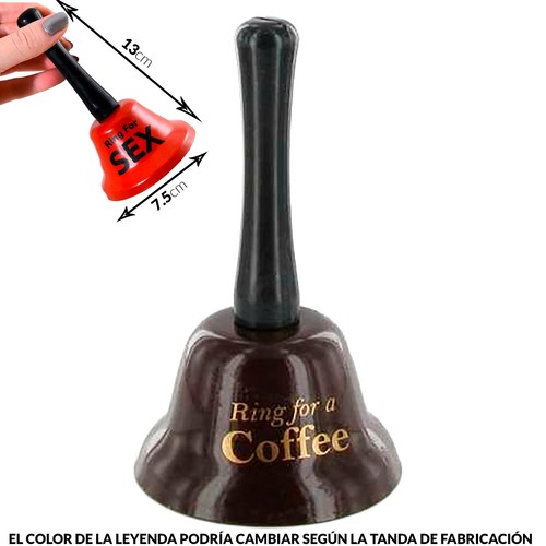 CAMPANA CAMPANILLA Ring for SEX Ring for BEER Ring for COFFEE CAFE CERVEZA SEXY - Imagen 14 de 16