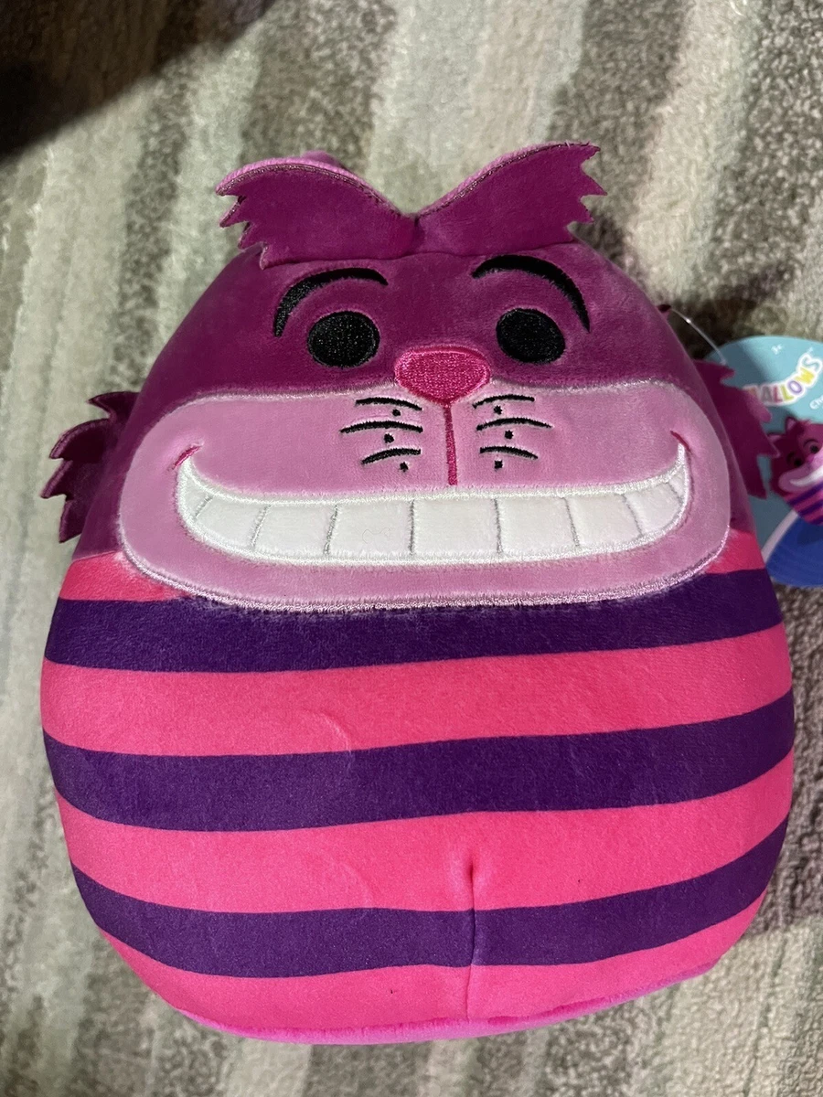 Squishmallows Cheshire Cat 8 Pink/Purple Alice in Wonderland Kitty Plush