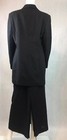Vintage Andrea Viccaro Suit Women’s Sz 12 Career Black Wool Skirt Jacket Blazer — photo 3