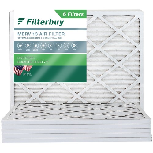 Filterbuy 14x20x1 Pleated Air Filters, Replacement for HVAC AC Furnace (MERV 13) - Picture 14 of 15
