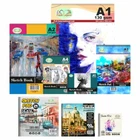 [Set of 5] Sketch Pad White Cartridge Paper Sketching Drawing Doodling Art Books
