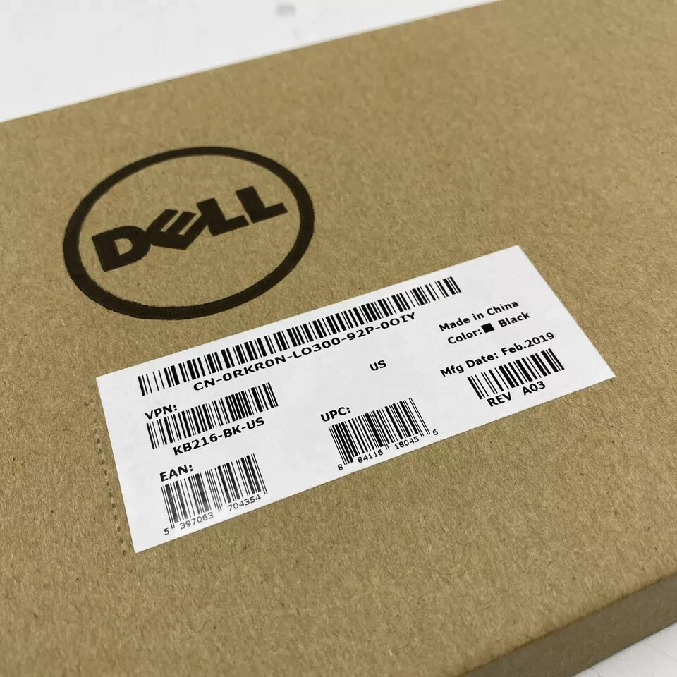 Dell 580-ADMT KB216 Wired Keyboard - Black for sale online | eBay 