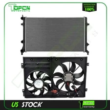 Radiator and Cooling Fan Kit Fit for 2013-2014 Volkswagen Beetle 2.5L