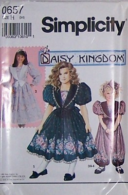 Daisy Kingdom Kleid Schnittmuster S0657 Größe 3-5
