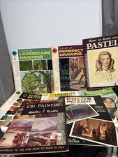 Vintage Art Painting Books The Grumacher Library And Walter T Foster Lot Of 8