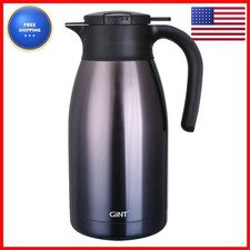 GiNT GT6851 1.9L/64oz Thermal Coffee Carafe Insulated Stainless Steel Purple