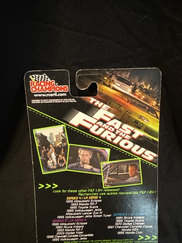 Racing Champions The Fast & And The Furious 1970 dodge Charger Toretto 2003 HTF - Picture 12 of 12