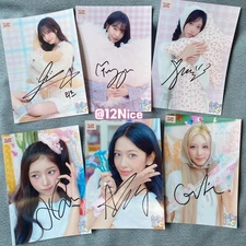 IVE Colorful Days Autographed Signed Photo K-POP Collectibles 4*6 2025  #Nice