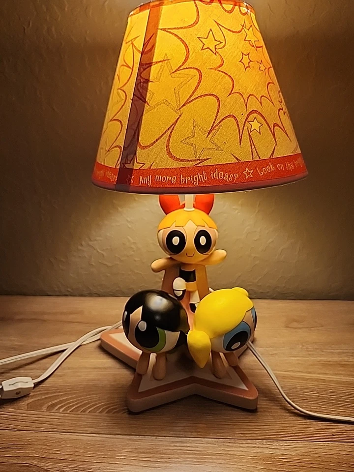 POWER PUFF NIÑAS LÁMPARA WARNER BROS STUDIO STORE EXCLUSIVO 2000 Cartoon Network  Foto 3 de 4