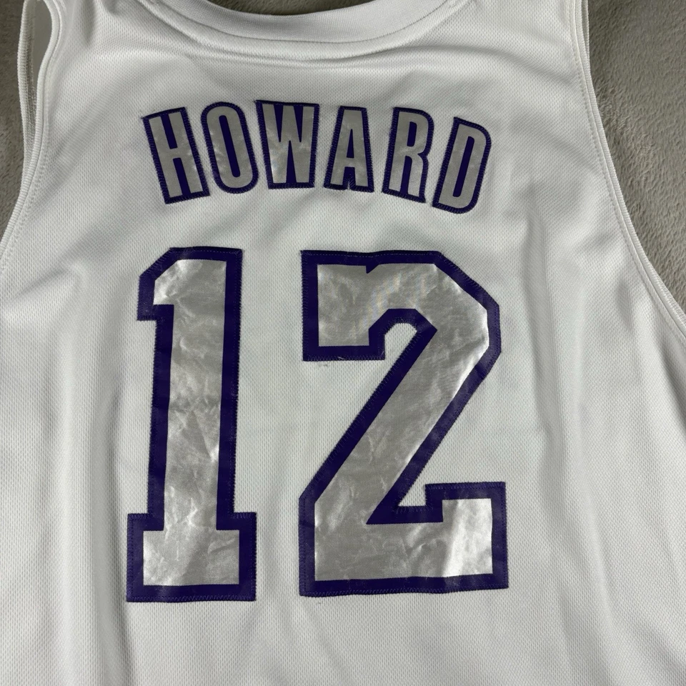 Adidas Dwight Howard LA Lakers Jersey Men’s 2XL White Swingman NBA Sewn #874 - Image 2 of 4