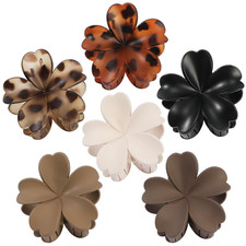 6 Pcs Flower Hair Claw Clips for Women  Girls Hawaiian Styles Hair Accessories