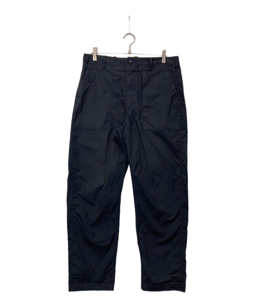 ENGINEERED GARMENTS BAKER PANTS FATIGUE TROUSERS MEN NAVY