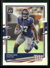 2020 Donruss Optic #75 Sterling Shepard Holo Giants