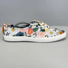 Keds Rifle Paper Co Floral Shoes Womens Size 9.5 Multi Canvas Casual Flats