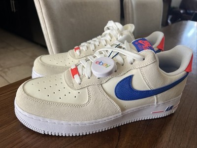 NEW Nike Air Force 1 '07 LV8 Coconut Milk Hyper Royal SZ 11 MENS AF1 DM8314 100