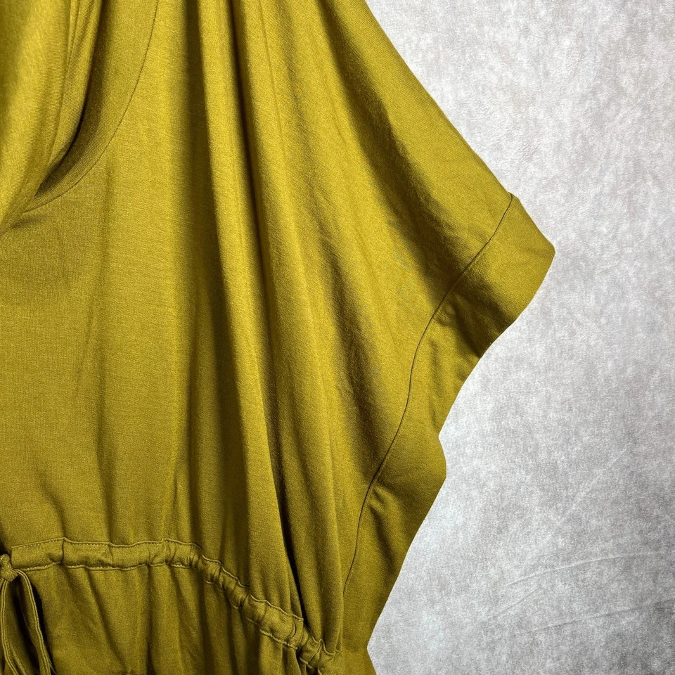 Top Silence+Noise para mujer talla XS/S verde capucha cuello cintura ceñida mangas dolman Foto 3 de 4