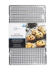 New ListingMainstays Nonstick Carbon Steel Cooling Rack, 10" x 16", Black, Set of 2