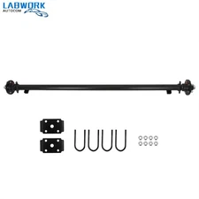 Trailer Axle With U-Bolt Kit 5x4.5 Bolt Pattern 73" HF 58" Spring Center 3.5K