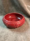 Circa 1910 arts and crafts design marooned Glaze art pottery bulb bowl Vase