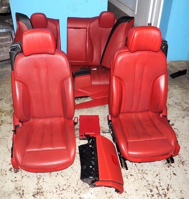 * 2012-2016 BMW F06 6 Series Gran Coupe Front & Rear Seat Set Sakhir Heat Vented