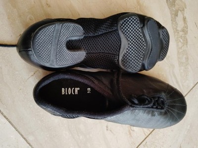 Bloch Tanzschuhe/ Jazzschuhe schwarz echtes Leder Gr. 6 1/2 neuwertig, bequem