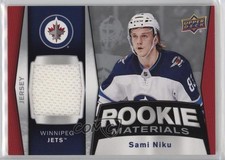2018-19 Upper Deck Rookie Materials Sami Niku #RM-SN 1i3m