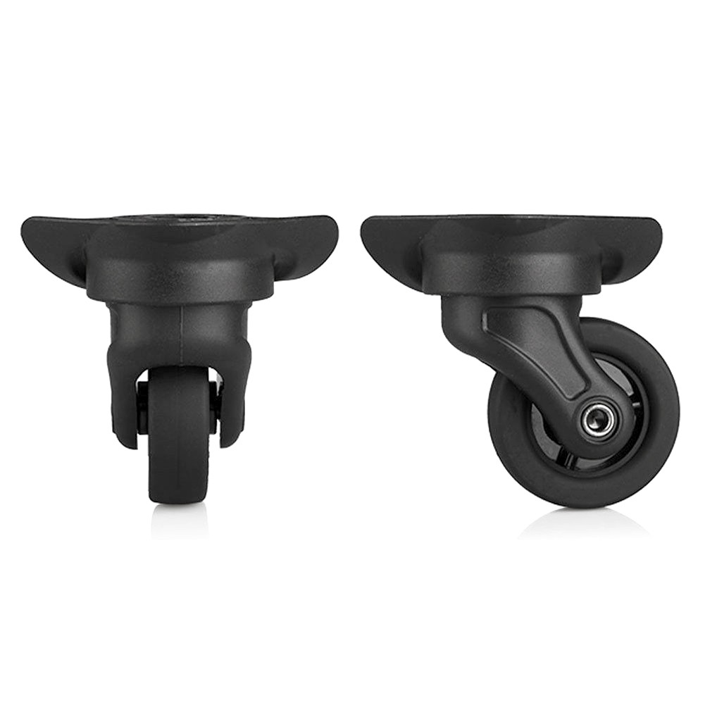 2x Kit de Reparación Rueda Giratoria Equipaje 360 Rueda Giratoria Negra Maleta