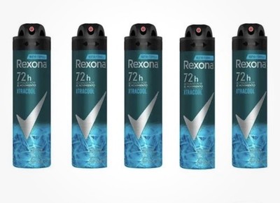 5X REXONA XTRACOOL MEN MOTIONSENSE DEODORANT SPRAY  89g/150ml each