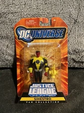 DC Universe Justice League Unlimited Sinestro Fan Collection Figure New Yellow 