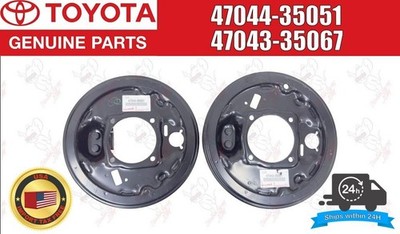 Backing Plate Rh Rear TOYOTA OEM Rear Brake Backing Plate RH & LH Set 47043-35061 47044-35051 ...