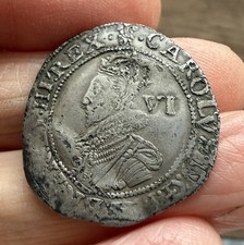 CHARLES I (1625-1649). SILVER SIXPENCE.