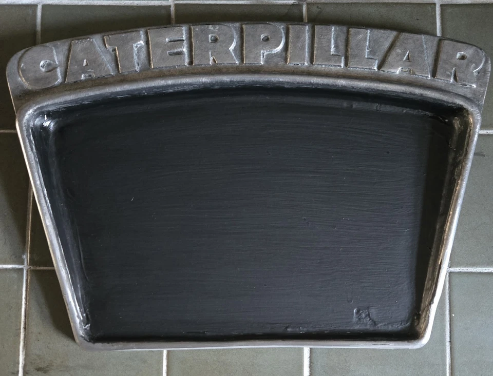 CAT CATERPILLAR METAL PLAQUE SIGN BAR, MAN CAVE, GARAGE, MACHINERY, FARM, - Image 2 of 2