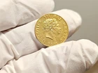 1817 British King George III 1/2 Sovereign Gold Coin Very Rare AU/UNC