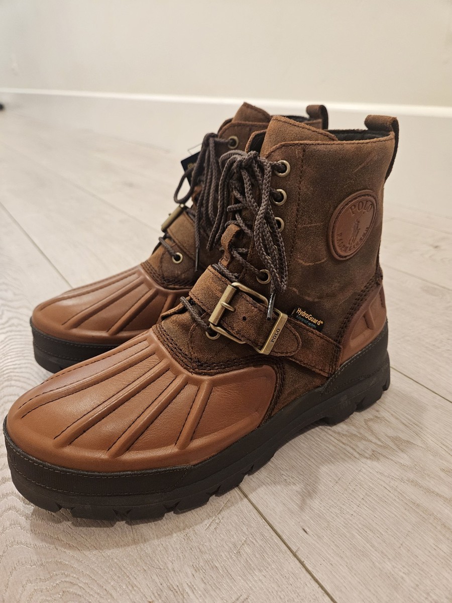 NEW POLO RALPH LAUREN SIZE 9.5 MEN'S OSLO HIGH BOOTS WATERPROOF