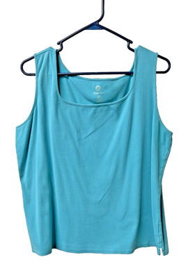 Women - Ruby Rd - Turqoise Sleeveless Top - 2X -  (lot ss07)
