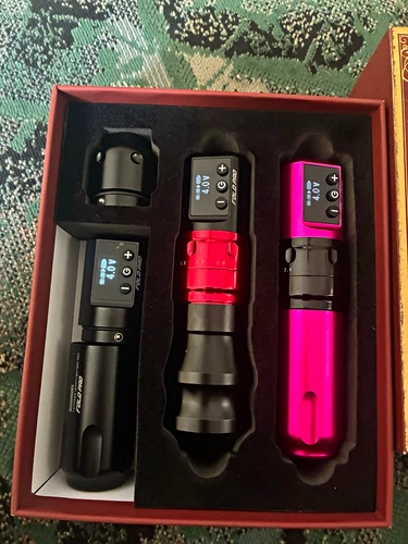 DRAGONHAWK MAST FOLD PRO Year Of Dragon Wireless 5 Stroke Tattoo Machine set - product listing photo