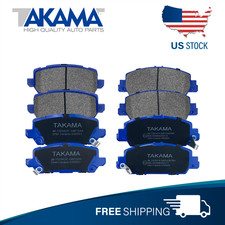 Front and Rear Ceramic Brake Pad Set for 2016-2022 HONDA HRV