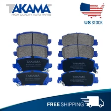 Front and Rear Ceramic Brake Pad Set for 2016-2022 HONDA HRV