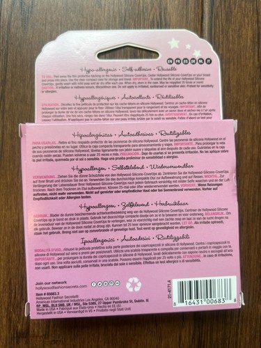 Hollywood Body Contour Tape Fashion Tape Silicone Inserts Cover Ups Lot Of 5 - Picture 12 of 12