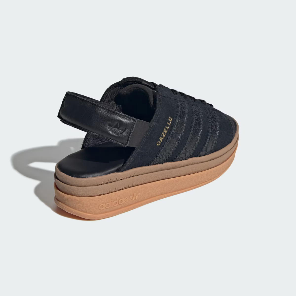 adidas Gazelle Bold Sandals HQ4688 Core Black Women's Size Custom