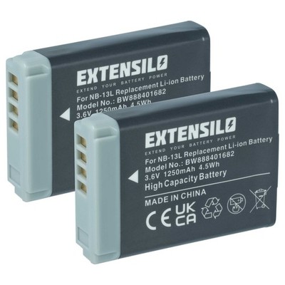 2x Akku für Canon PowerShot G9 X G7 X Mark II G7 X Mark III 1250mAh 3,6V