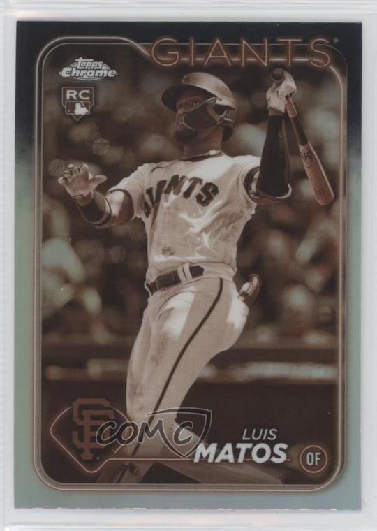2024 Topps Chrome Sepia Refractor Luis Matos #270 Rookie RC 1ec2