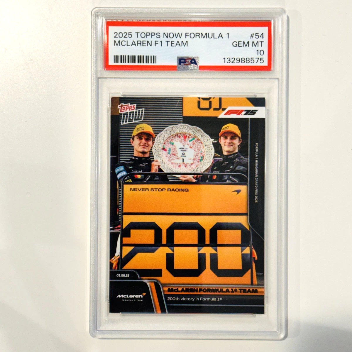 Professional Sports Authenticator (PSA) Original Auto Racing 10 